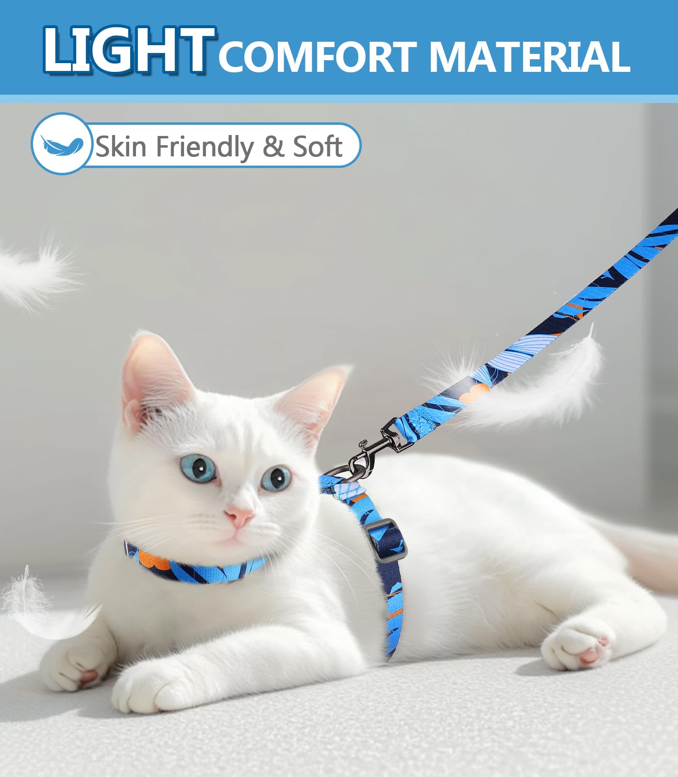 Halypet harnais chat design tendance et motifs distinctifs.