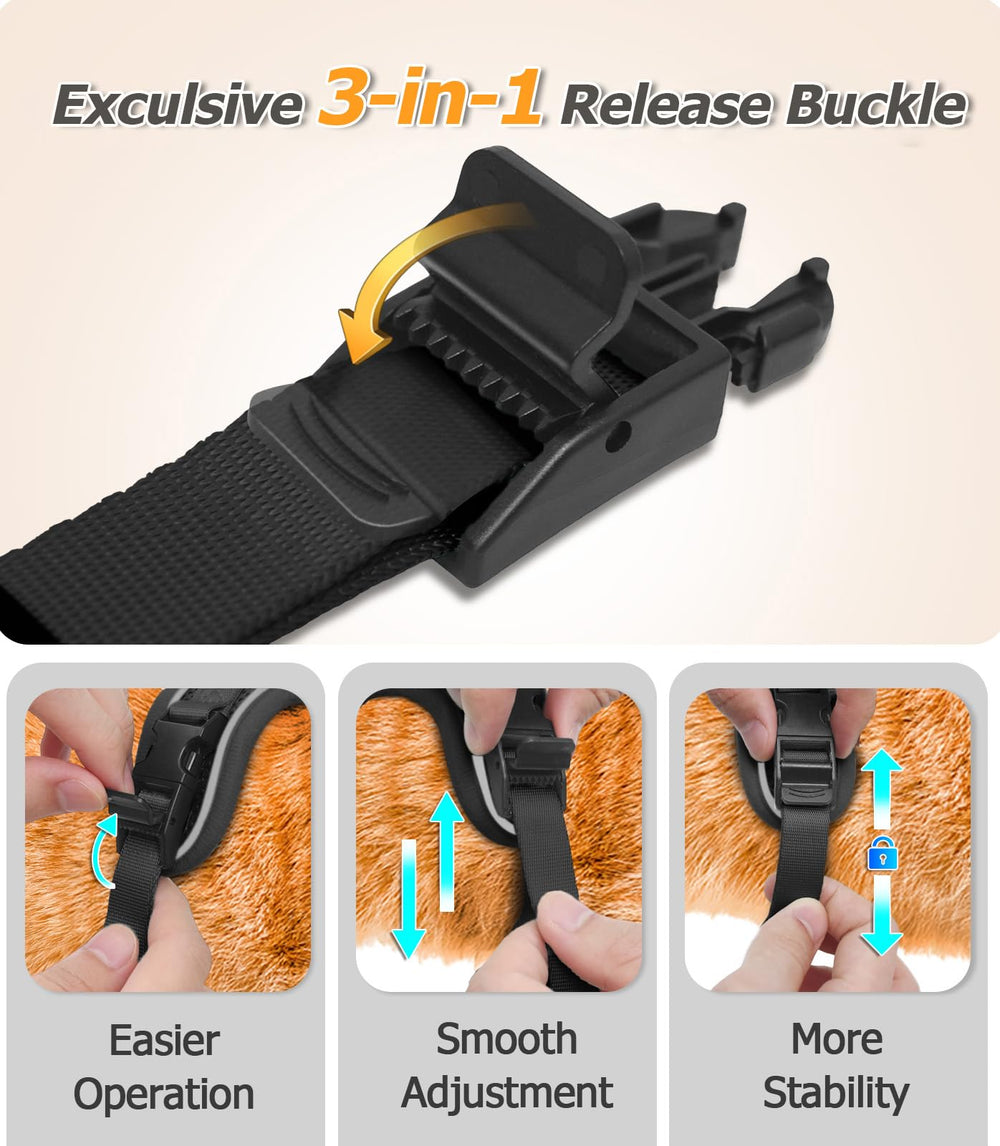 Harnais Halypet ergonomique distribuant la tension pour le confort du chat.