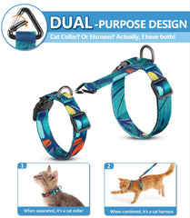Halypet harnais-chat-nano-fibre doux pour un porté léger et frais.