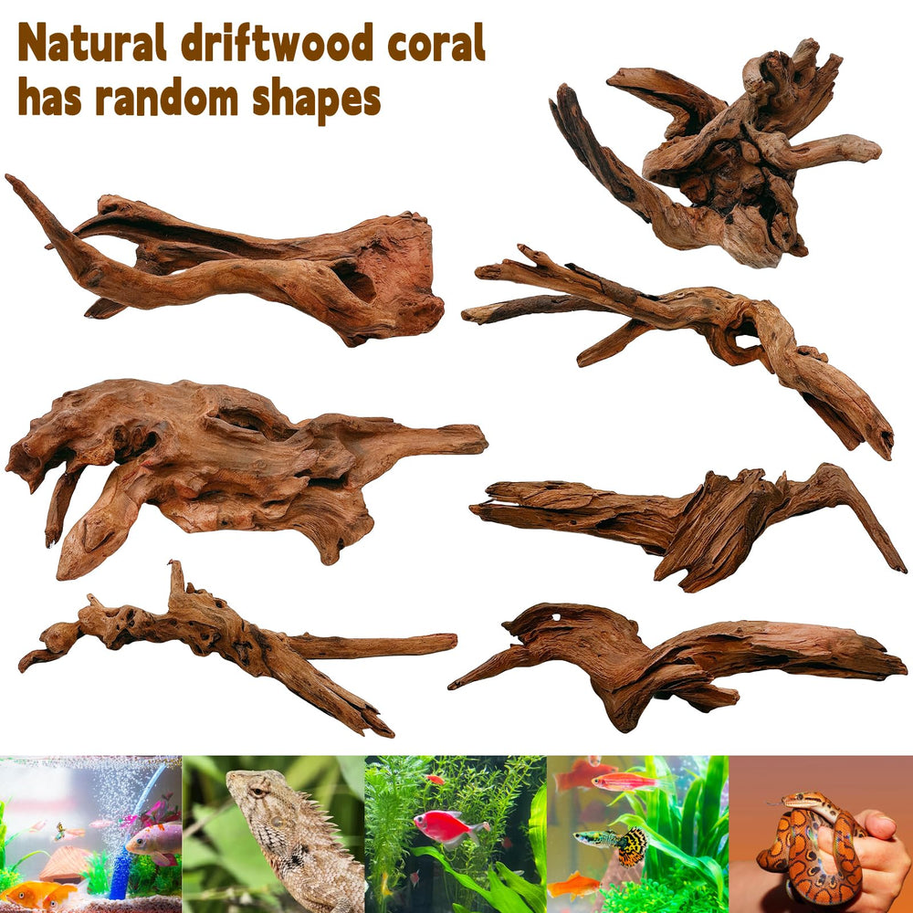 Hamiledyi bois flotté pour aquarium, ornament naturel réaliste.