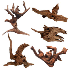 Hamiledyi branche bois flotté pour aquarium, décor naturel et prêt à installer.
