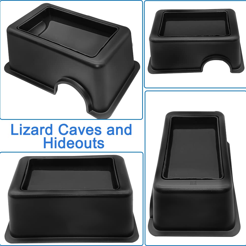 Hamiledyi cache reptile design rectangular abri privé discret