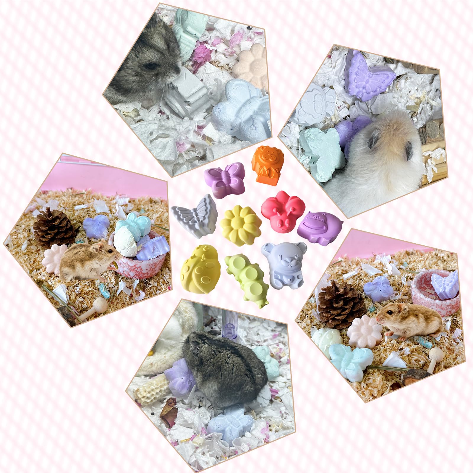 Hamiledyi couleurs-vivantes attirent les animaux et encouragent le mâchage.