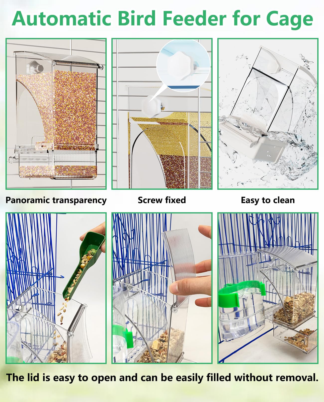 Hamiledyi design-transparent en plastique durable pour une surveillance facile