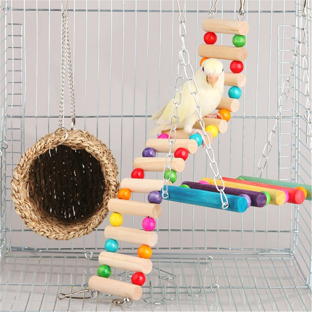 Ensemble de jouets polyvalents Hamiledyi pour petits animaux, combinaison jeu et repos