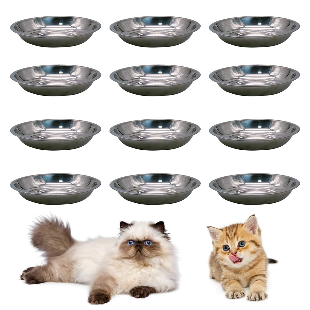Hamiledyi gamelle inox pour chat, plat sûr et durable pour repas quotidiens.