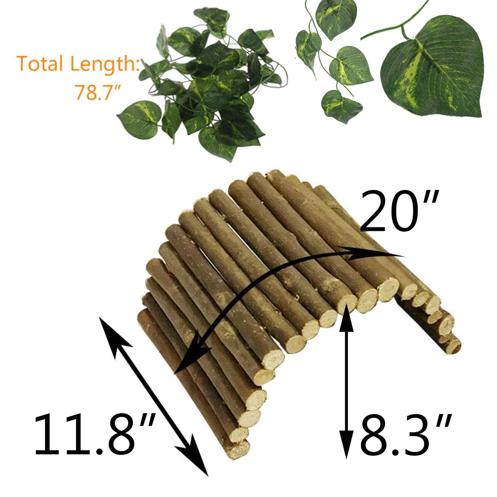Hamiledyi habitat adaptable: facile à assembler dans diverses cages.