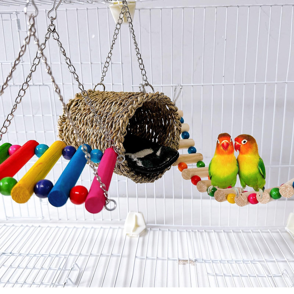 Hamiledyi hamac en paille naturelle, décor chaleureux et durable