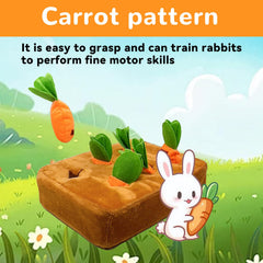 Hamiledyi jouet lapin, peluche douce favorise sniff et jeu tranquille.