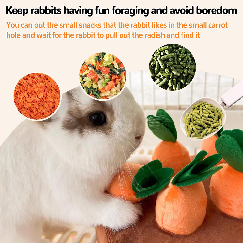 Hamiledyi jouet peluche lapin, conçu pour sessions calmes et câlins.