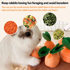 Hamiledyi jouet peluche lapin, conçu pour sessions calmes et câlins.