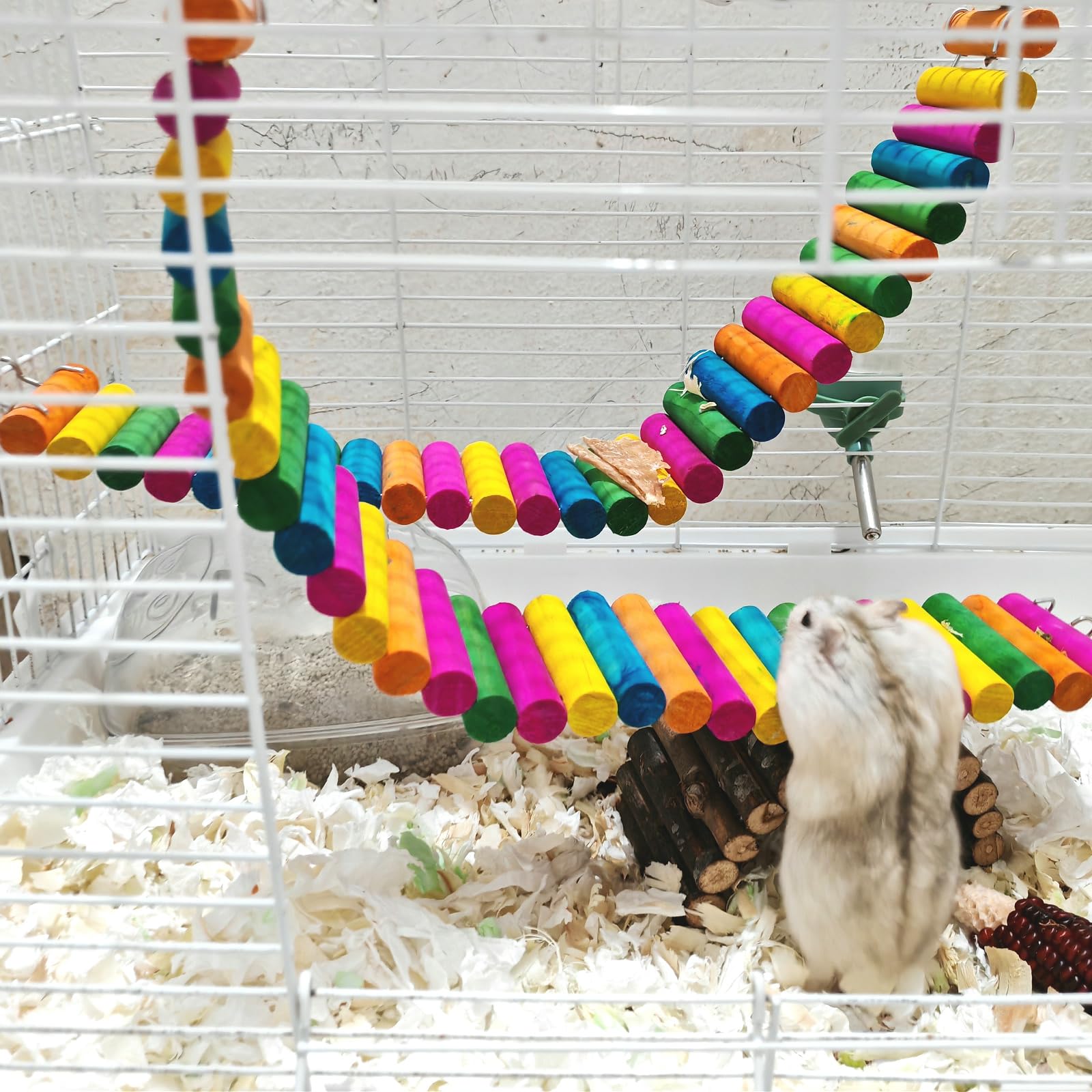 Hamiledyi montage simple dans la cage, installation rapide sans outillage.