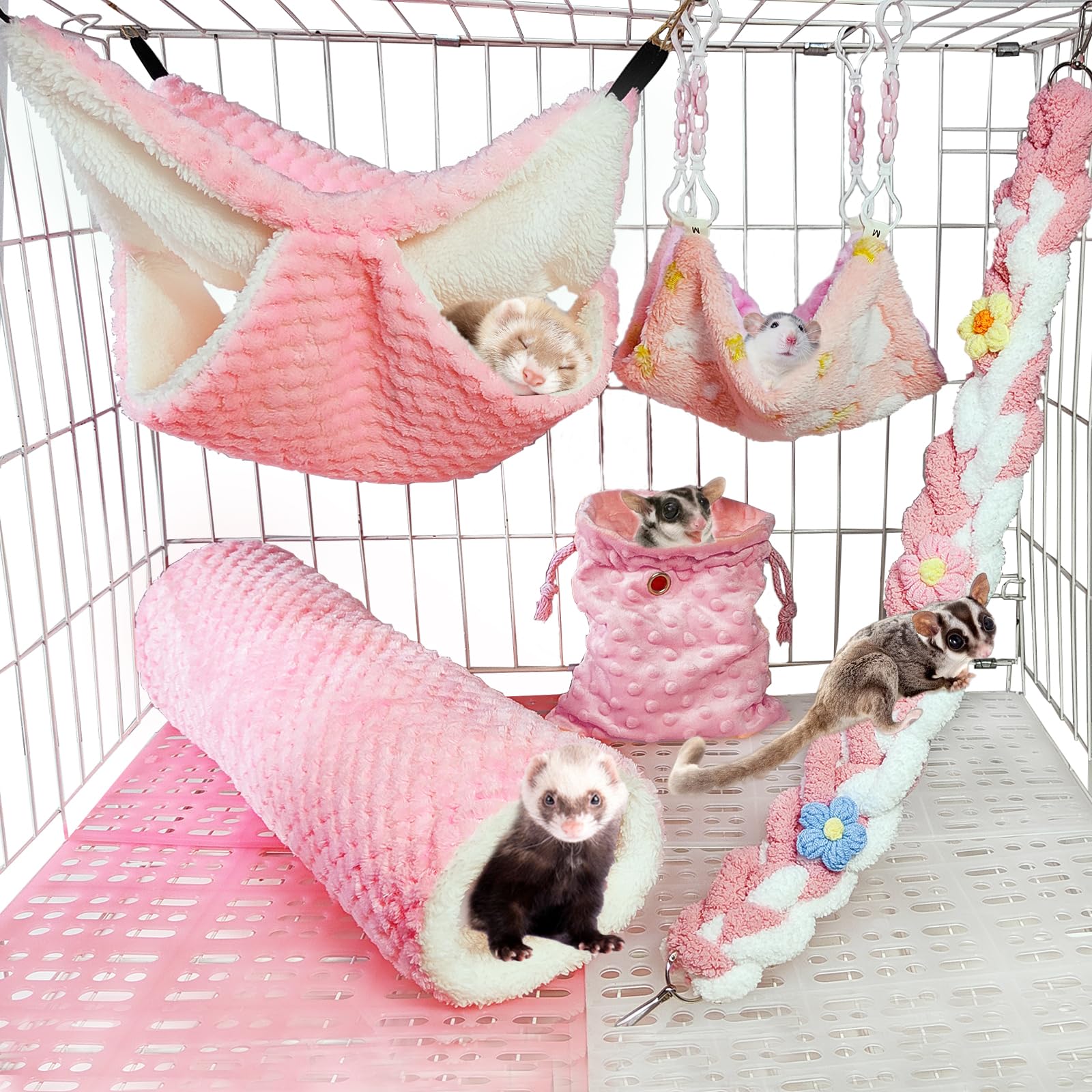 Hamiledyi nid-ferret-double-couche : repos douillet et sécurité durable.