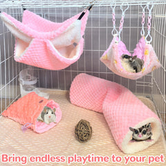 Hamiledyi nid-simple-sugar-glider : cocon chaleureux pour petits animaux.