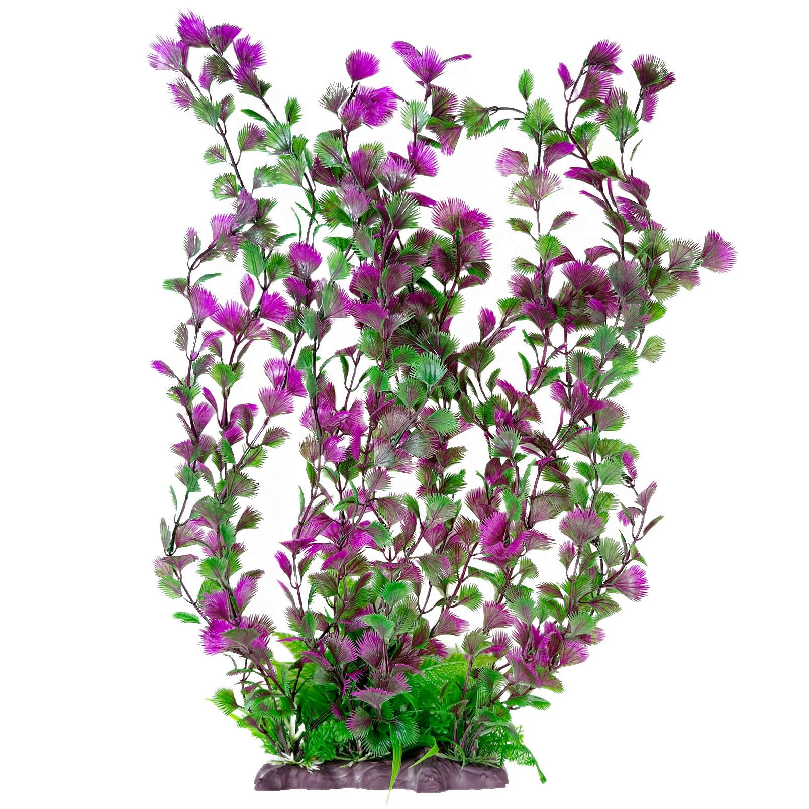 Hamiledyi plante d'aquarium haute 20,4 pouces offre un décor naturel et un abri vertical pour les poissons