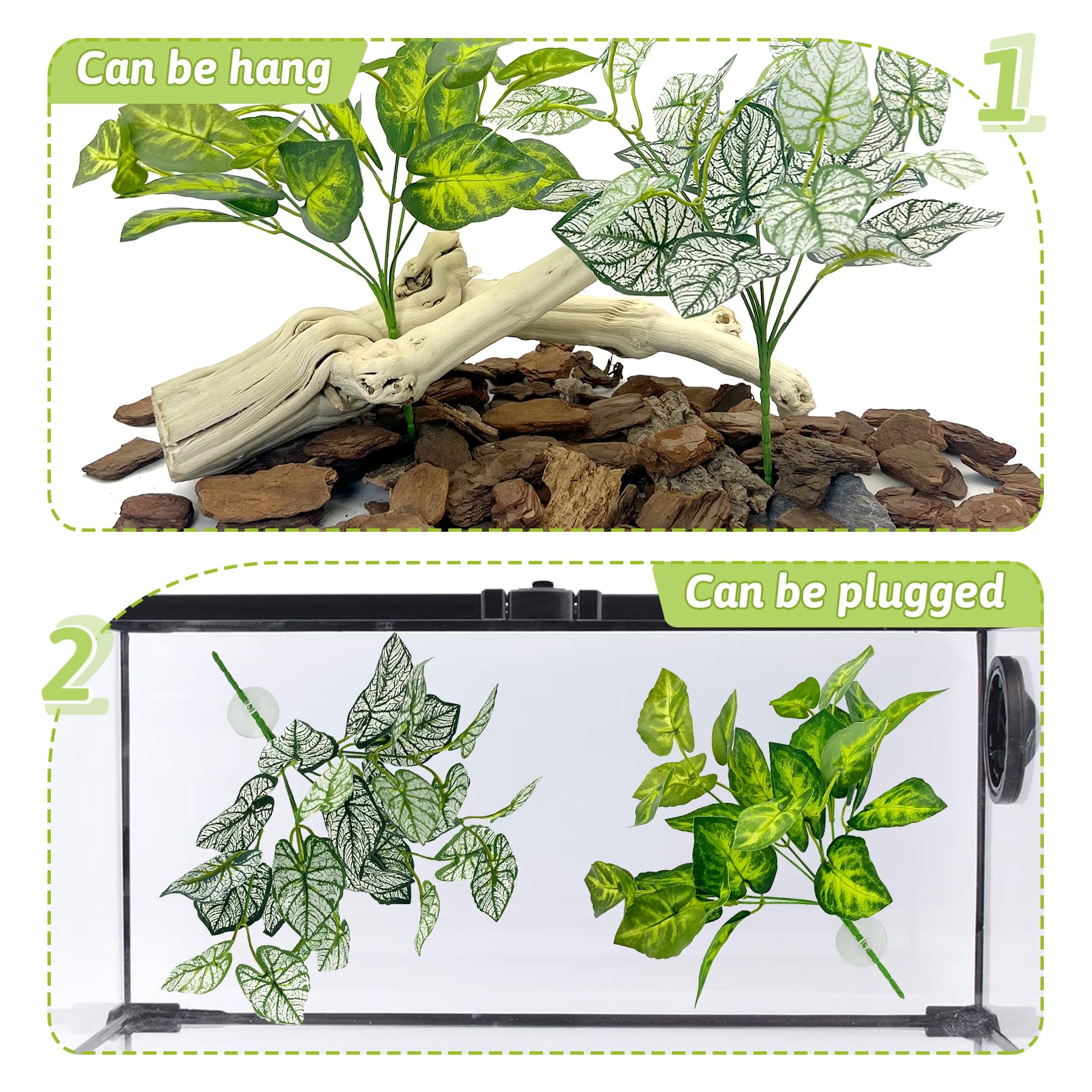 Hamiledyi feuilles vertes courtes, texture réaliste pour décor terrestre.