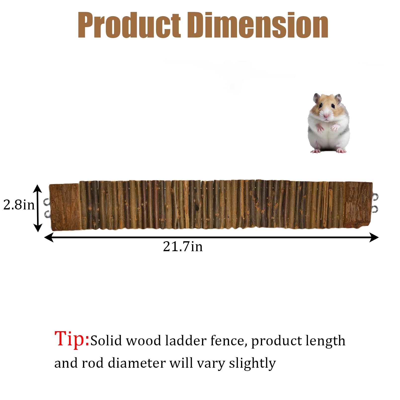 Bois naturel Hamiledyi, matériau durable et sûr pour petits animaux.
