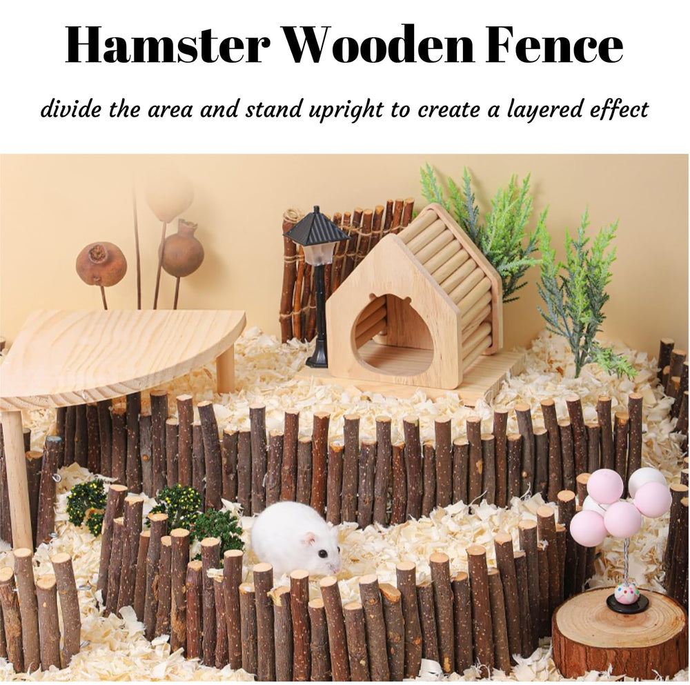 Hamiledyi rampe-flexible-hamster-bois – configuration multi-niveaux facilitée.