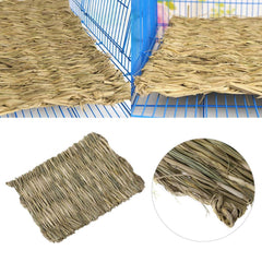 Hamiledyi tapis herbe tissé – activité de dents et divertissement en cage.