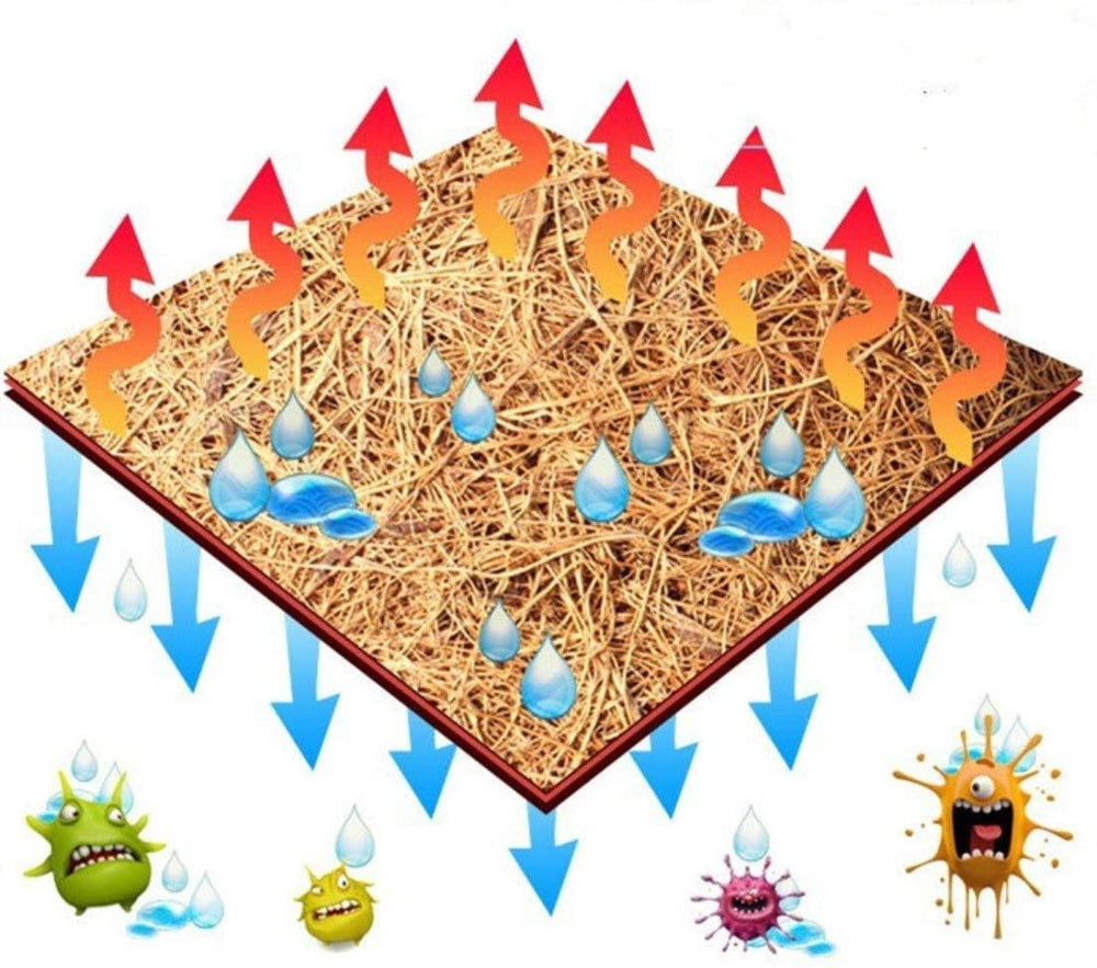 Hamiledyi Reptile Carpet Installation-terrarium: prêt à poser et sécuriser
