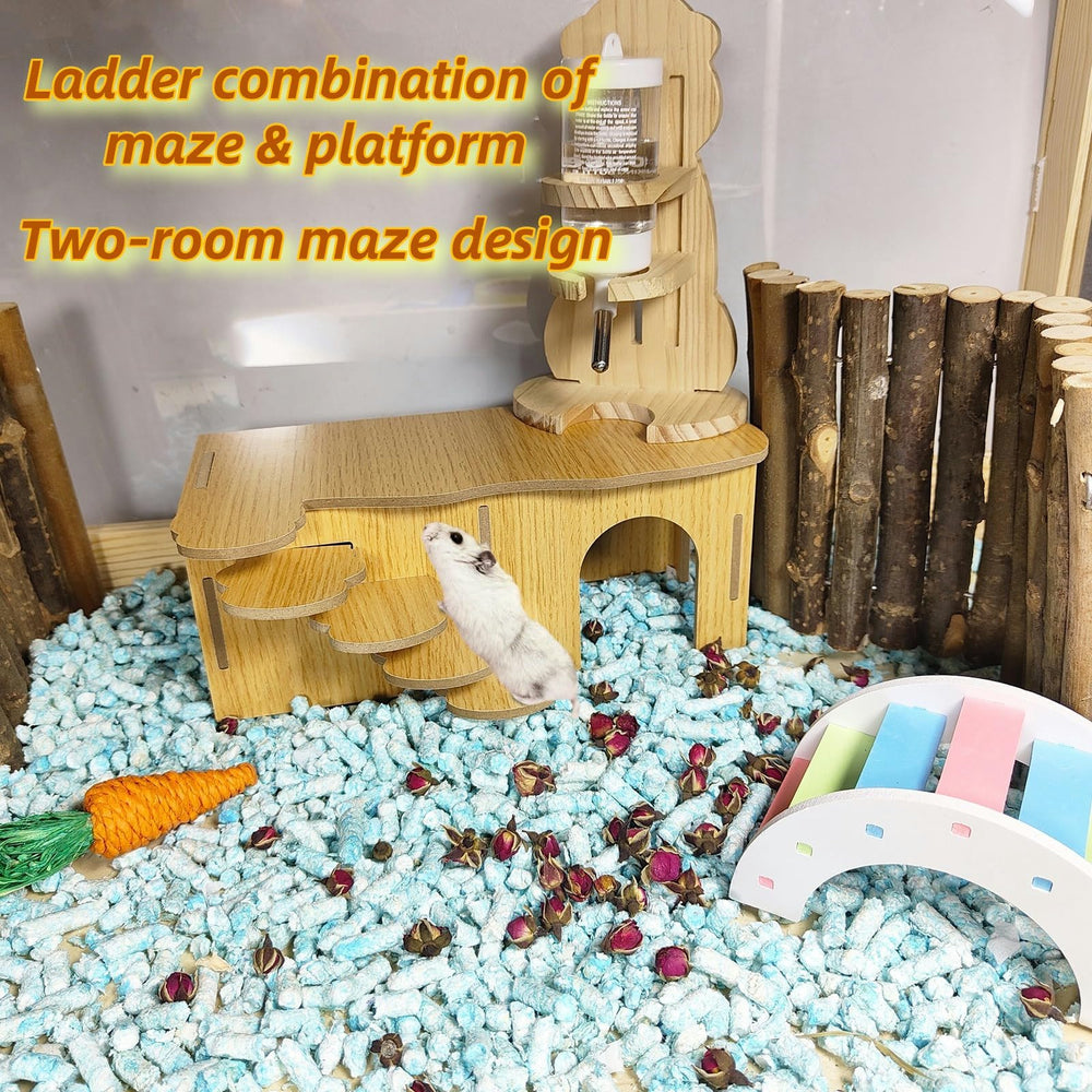 Hamiledyi tunnel multi-chambre hamster — exploration multi-voies en sécurité.