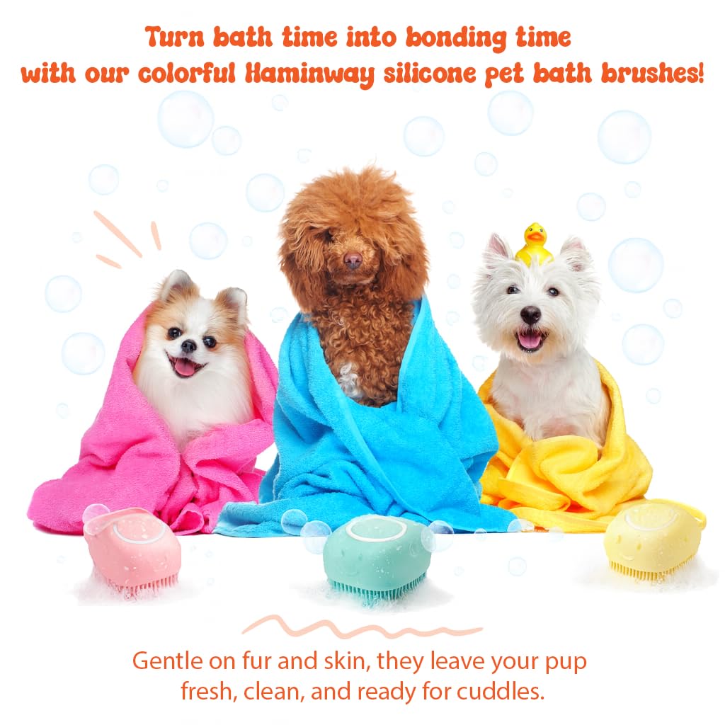 HamInWay idéal chiens et chats petits animaux pour bain et massage.