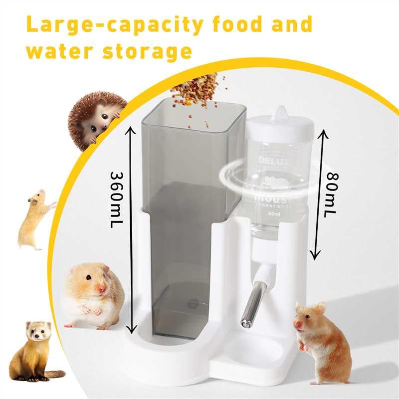 Convient hamsters, gerbilles et souris; pas adapté aux grands hamsters.