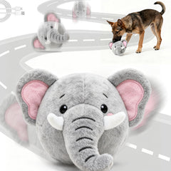 Hanarook jouet chien elephant interactif, peluche résistante pour l'exercice quotidien.