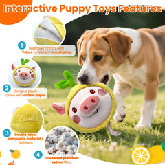 Tissu plush résistant à la morsure, peluche douce et durable.