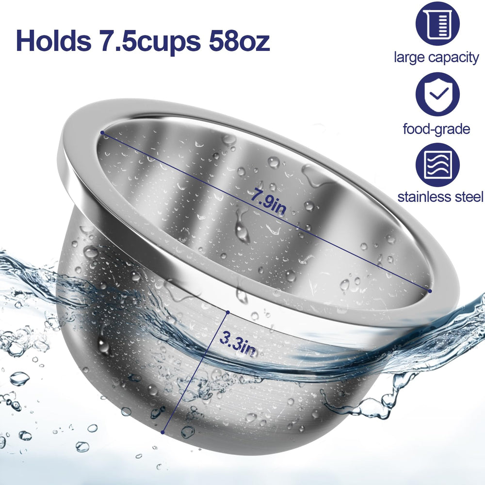 Bols en acier inox handrong reglables pour un nettoyage facile