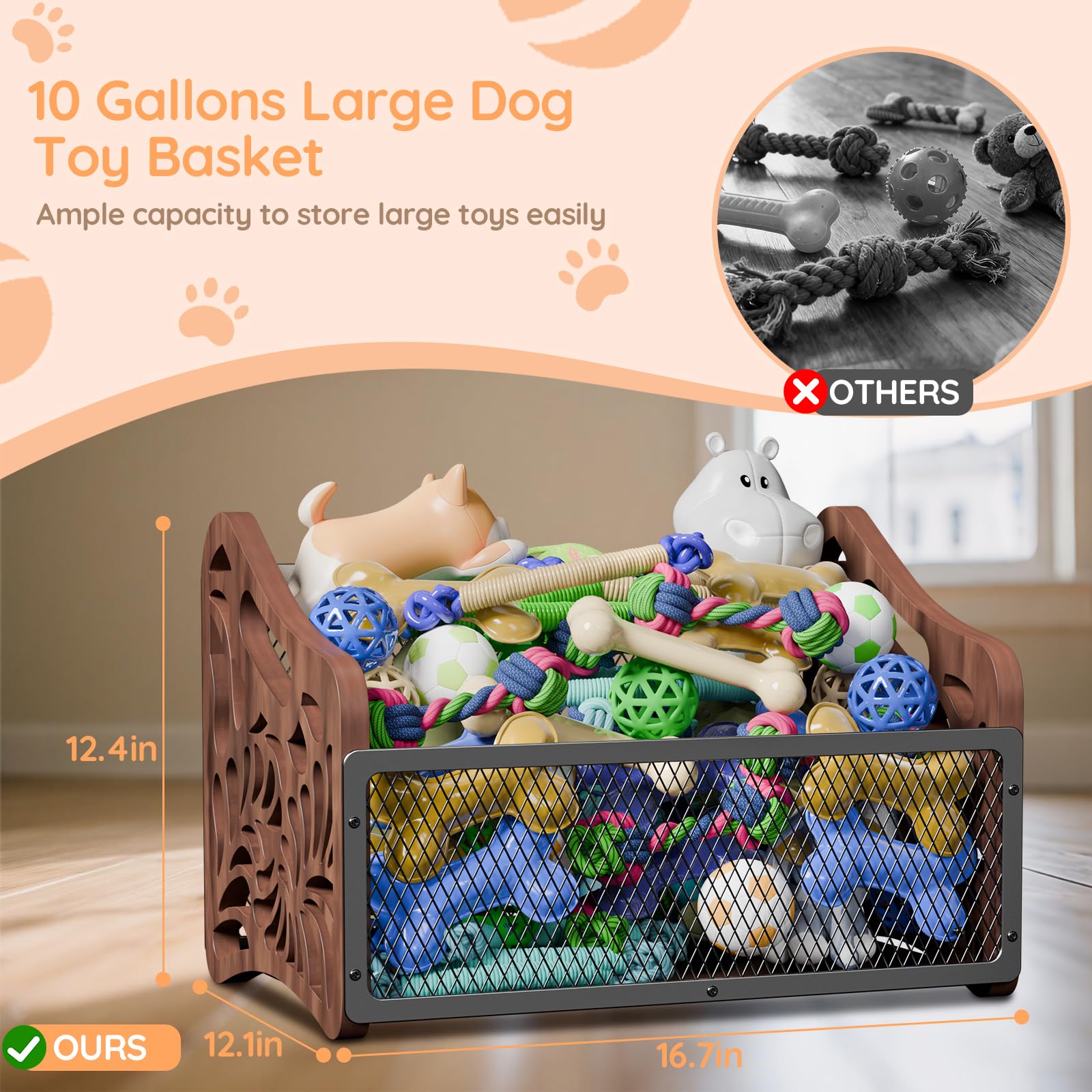 Panier Handrong pour chat, design chaleureux et pratique.