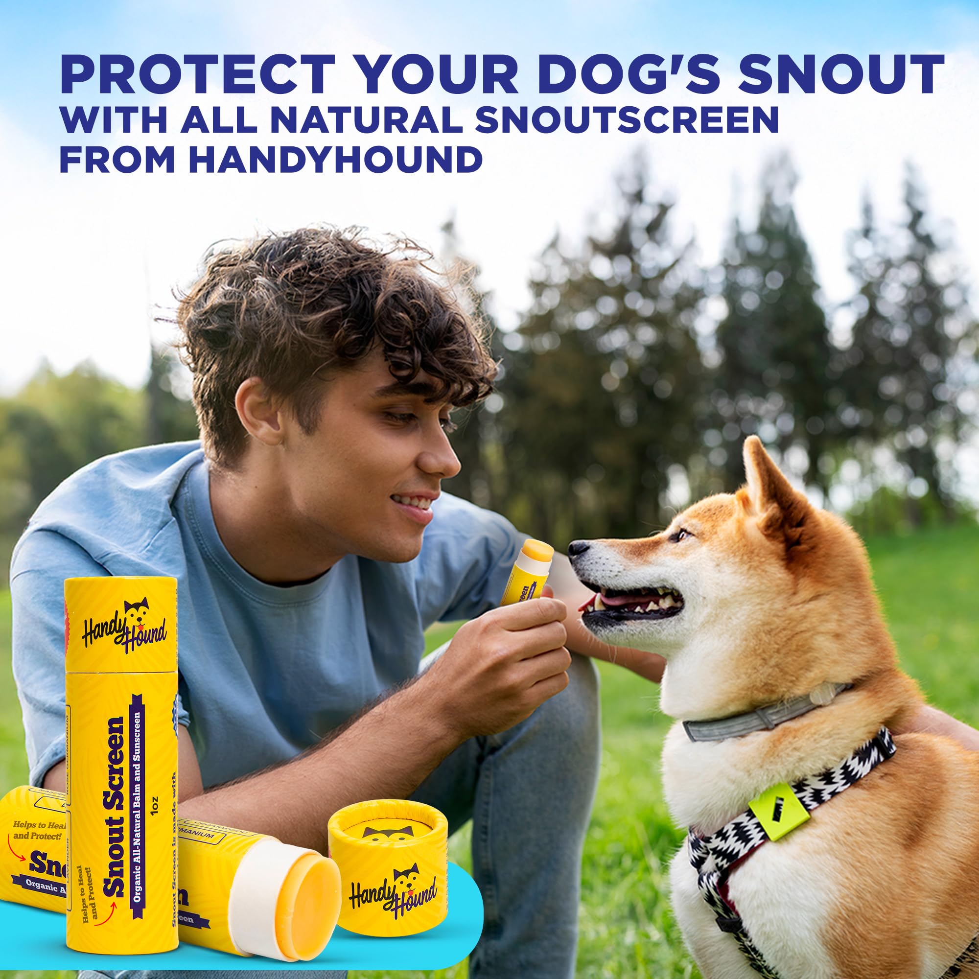 Baume Handy Hound pour pattes du chien, hydratation ciblée