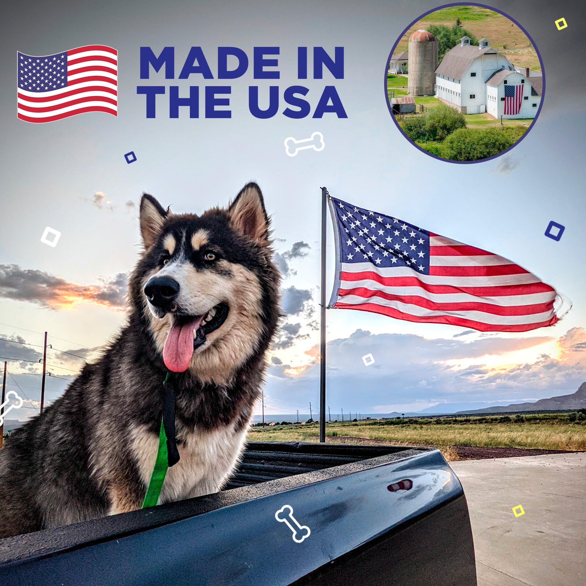 Fabriqué aux États-Unis Handy Hound, produit non toxique