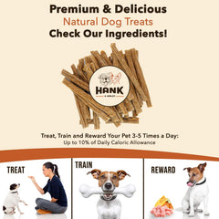 Sans farine et sans sucre ajouté, friandises adaptées aux chiens sensibles.