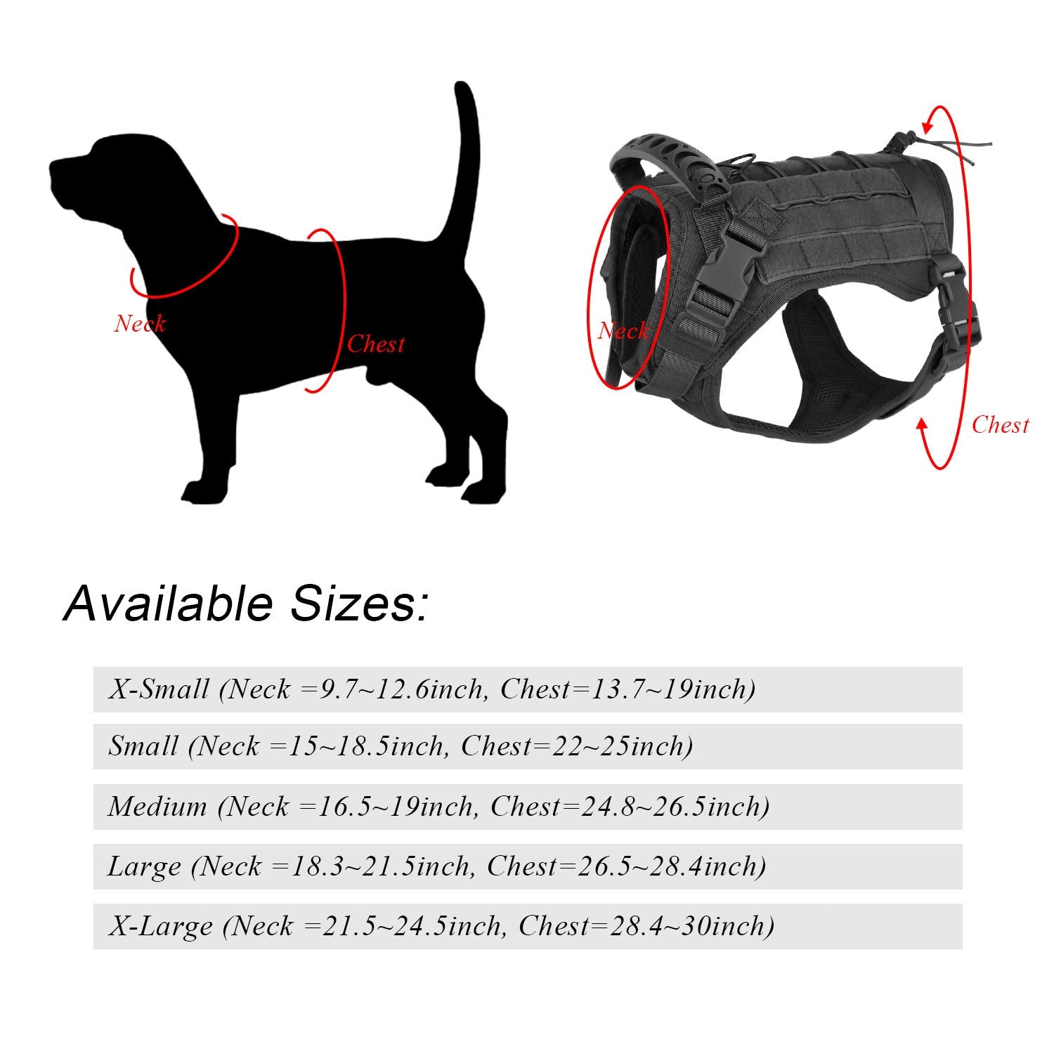 Doublure rembourrée et maille respirante Hanshengday pour le confort du chien.