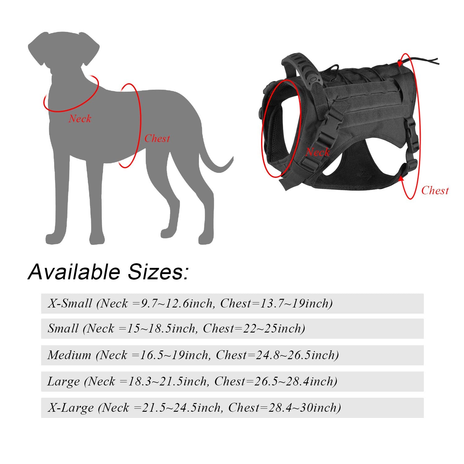 Hanshengday gilet tactique chien patches reflectifs, meilleure visibilite nocturne.