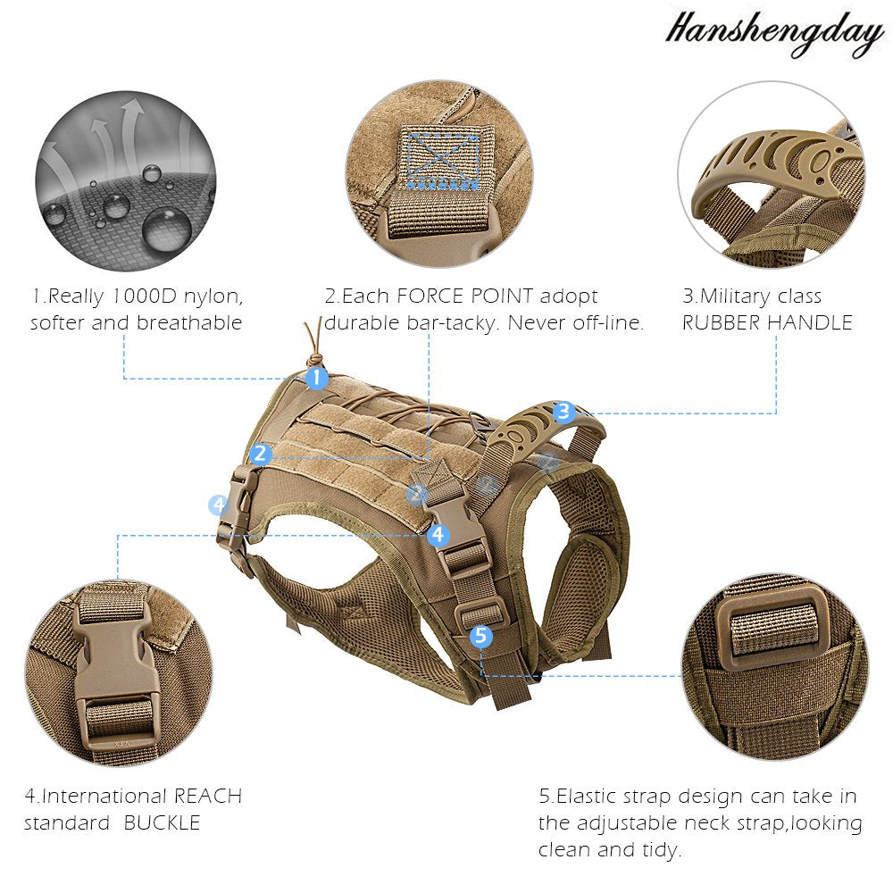 Hanshengday gilet trois tailles pour chiens de corpulences variées