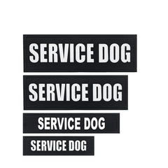 Patch HANWER pour chien de service sur gilet, identification claire et pratique.