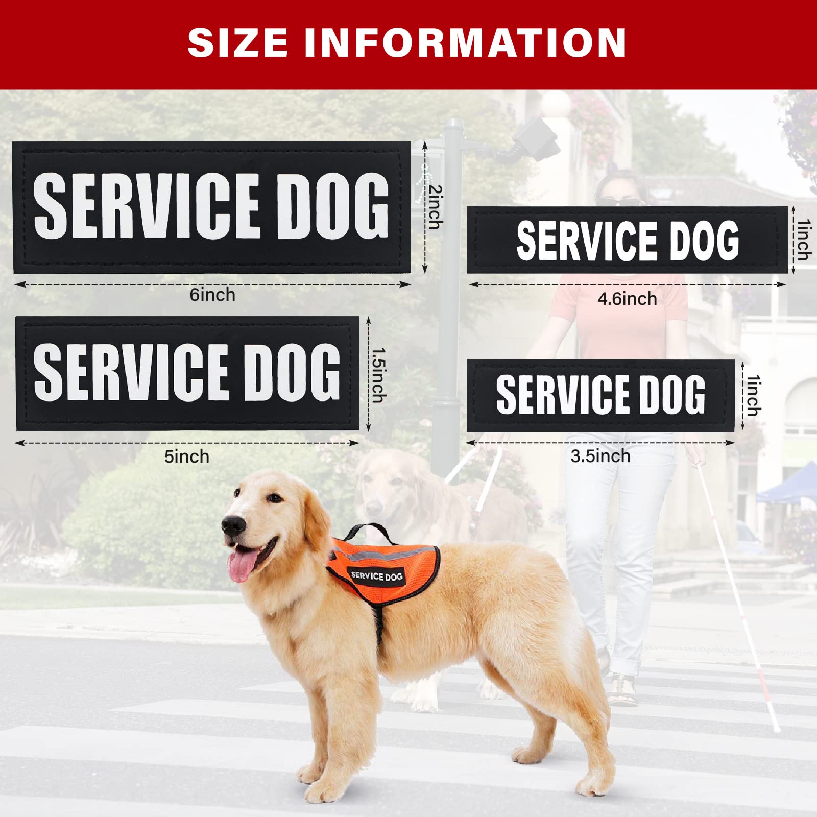 Patch HANWER soutien émotionnel pour chien, usage quotidien apaisant et discret.