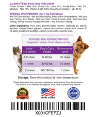 Hanzi Pets friandises hypoallergéniques – sans allergènes courants, adaptées chiens sensibles.