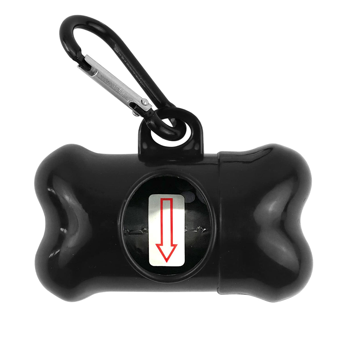 Distributeur HaoDeng pour sacs crotte chien avec mousqueton sur la laisse
