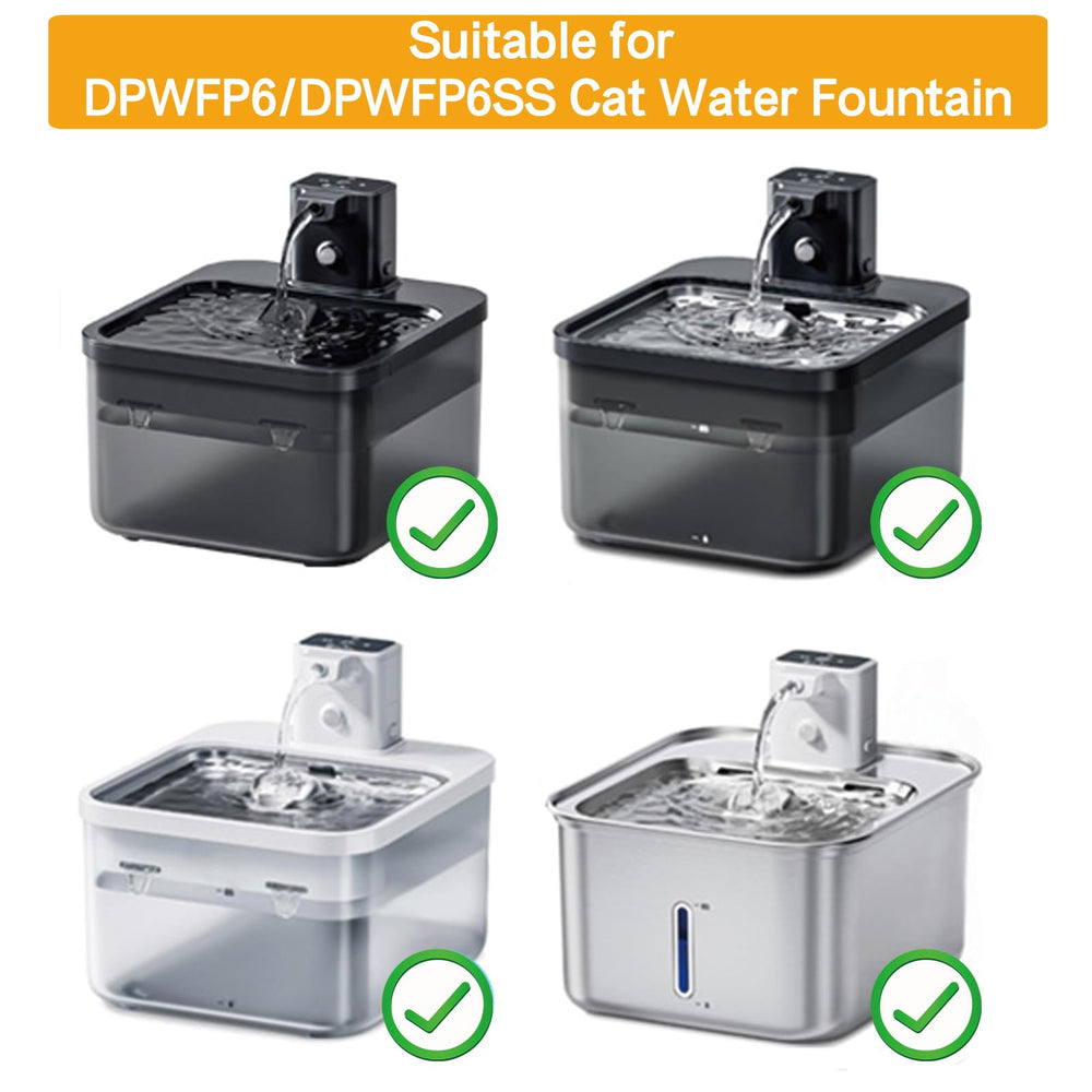 Haodlay eau fraîche pour chat DownyPaws DPWFP6, hydratation agréable.