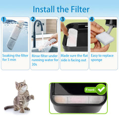 Haodlay filtration 5 niveaux DownyPaws DPWFP6, réduction des odeurs.
