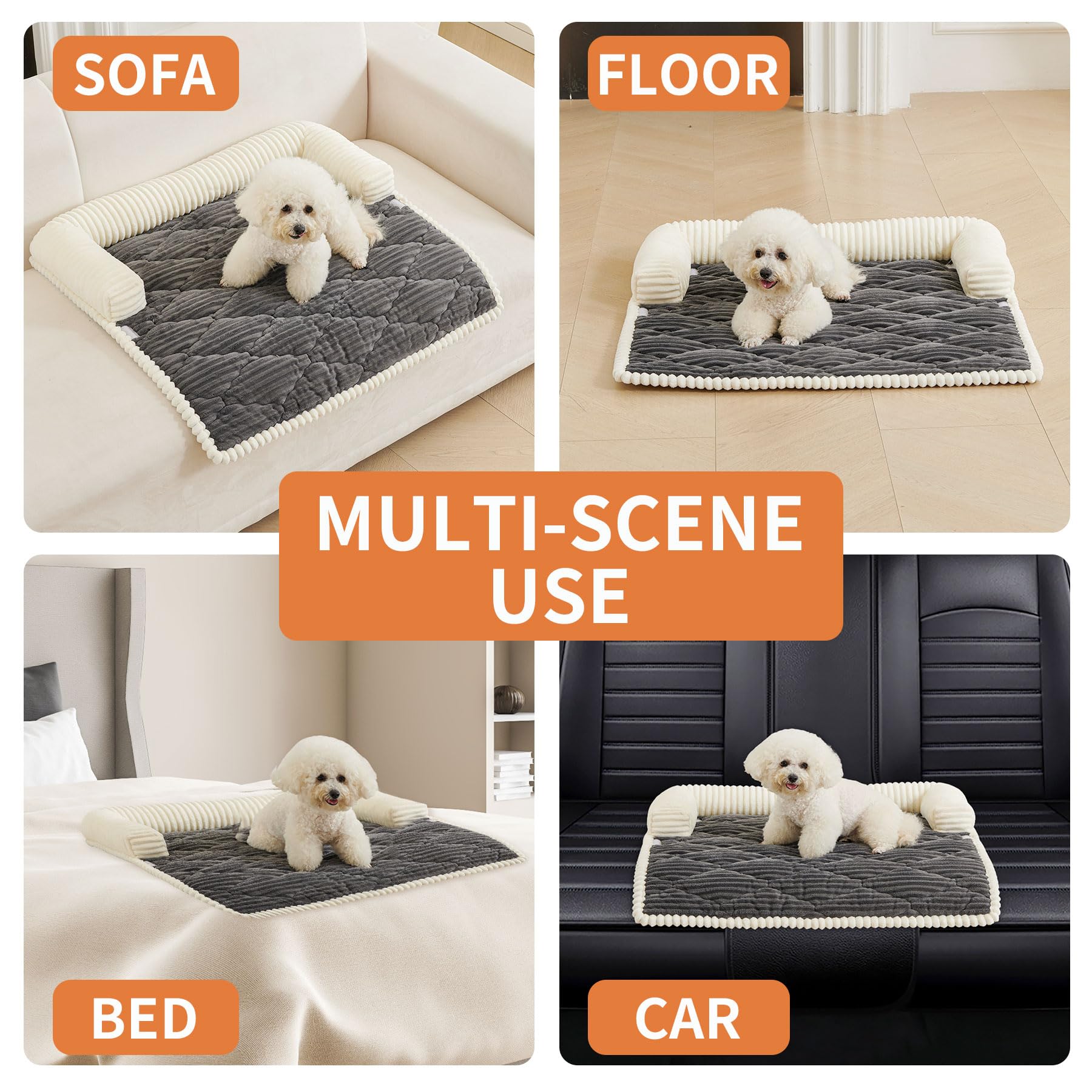 HAOMAIJIA lit-canapé chien grand taille xl, adapté aux chiens actifs.