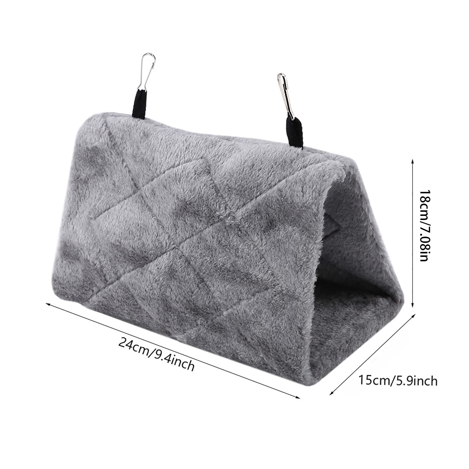 Haosie Hamac Peluche pour oiseaux – accessoire de cage confortable.