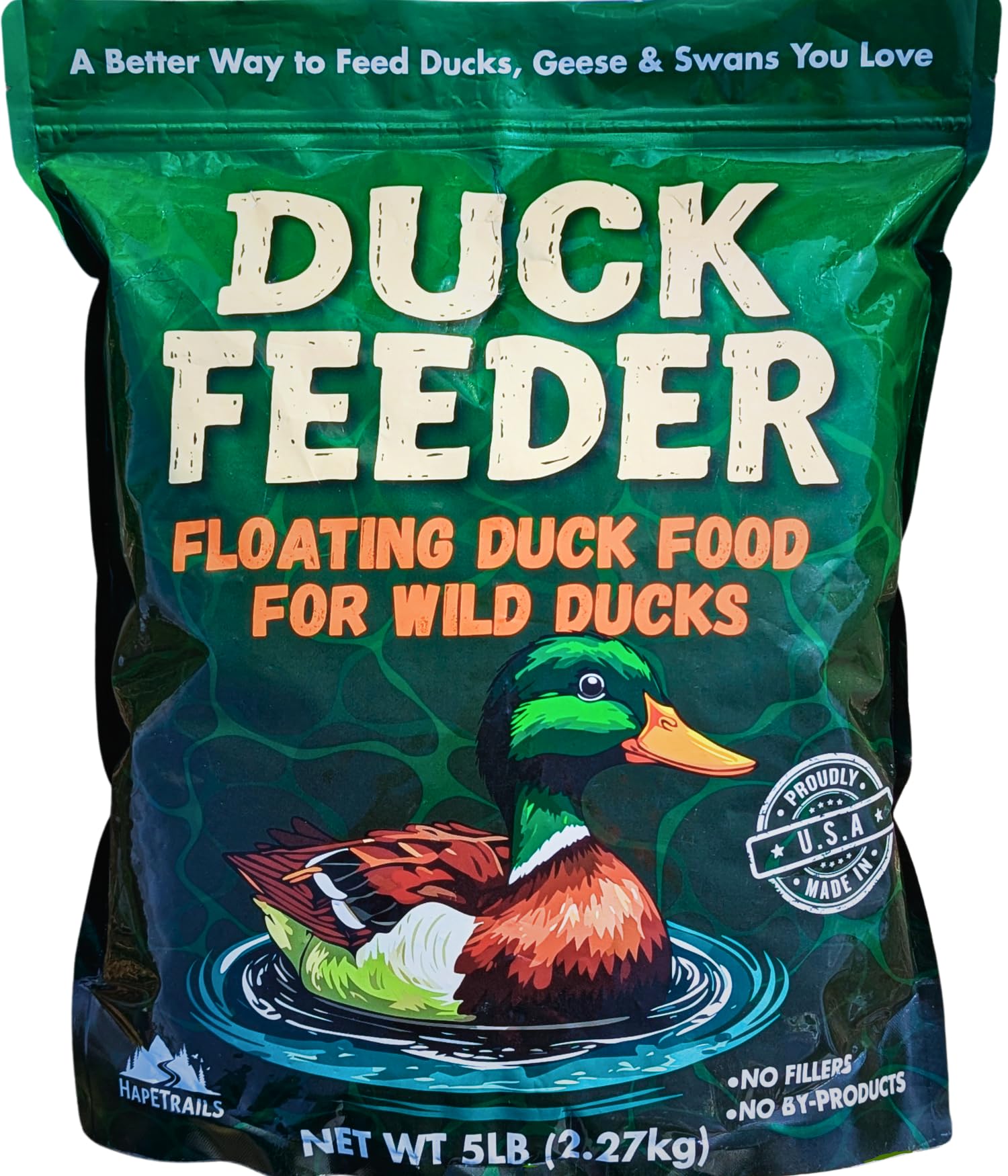 Hapetrails Alimentation canards flottante sur l'eau pour nourrissage naturel