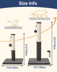 Base en bois robuste assure la stabilité du poste Happi N Pets