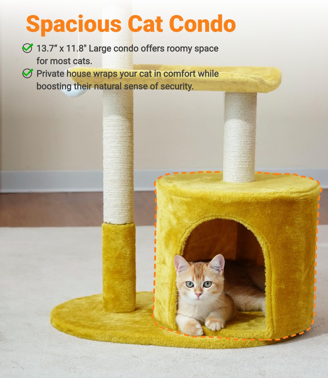 Happi N Pets base-solide anti-renversement, assure stabilité et sécurité.