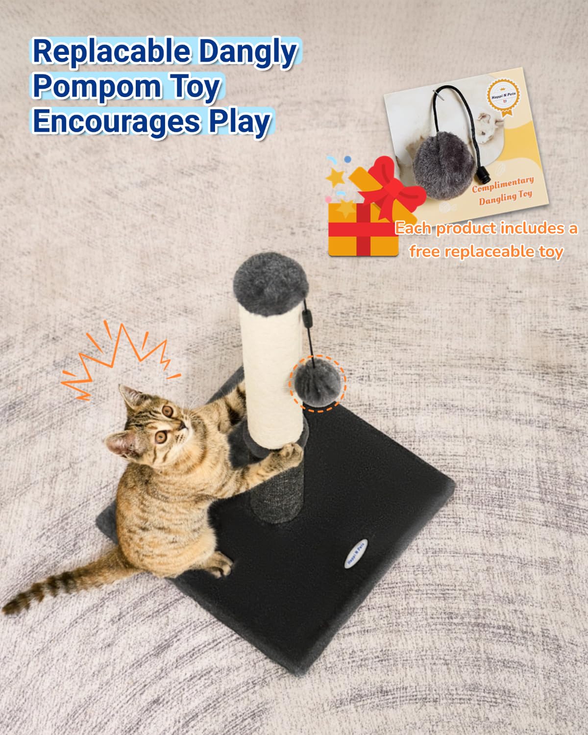 Jouet de remplacement offert Happi N Pets pour prolonger le jeu