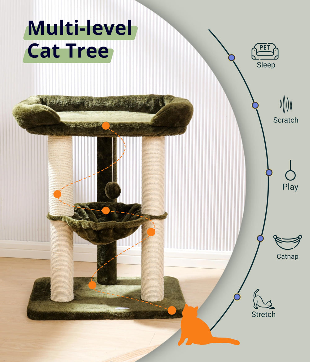 Happi N Pets postes-griffade-sisal: griffades ciblées protégeant le mobilier